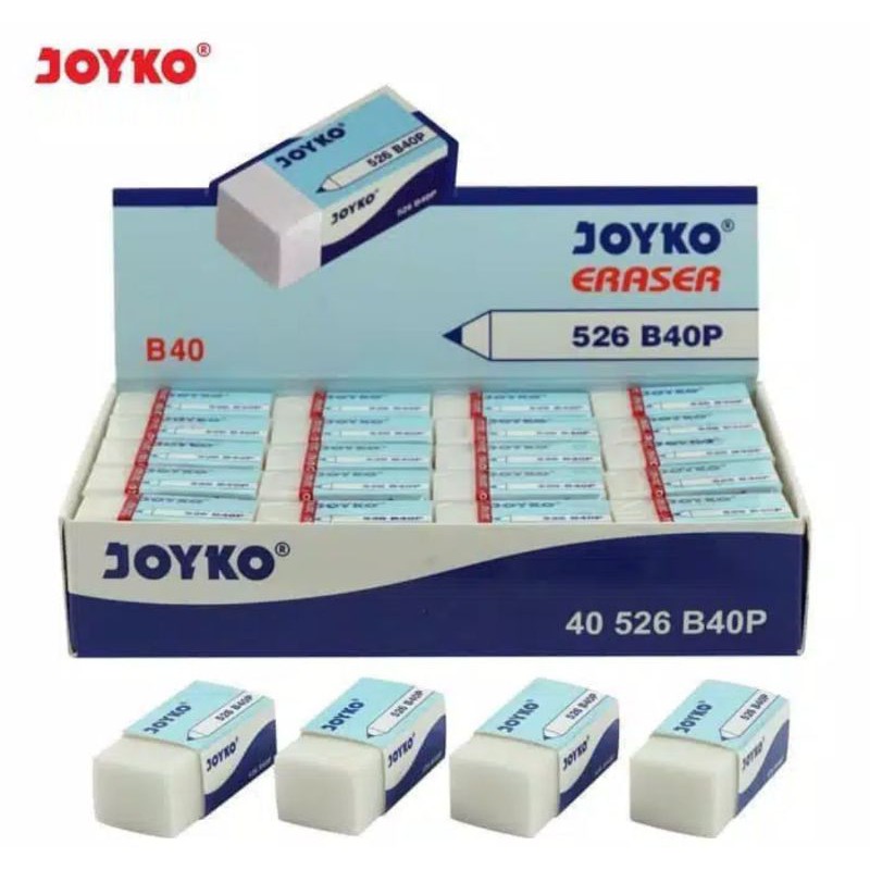 Penghapus Joyko 1 Pak Isi 40 Pcs