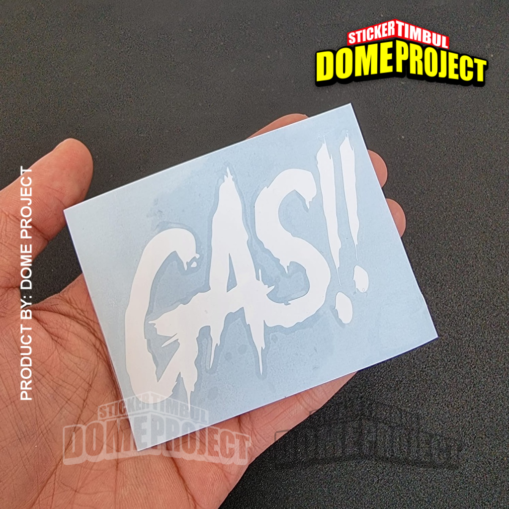 STIKER MOTOR CUTTING GAS 5 VARIAN WARNA