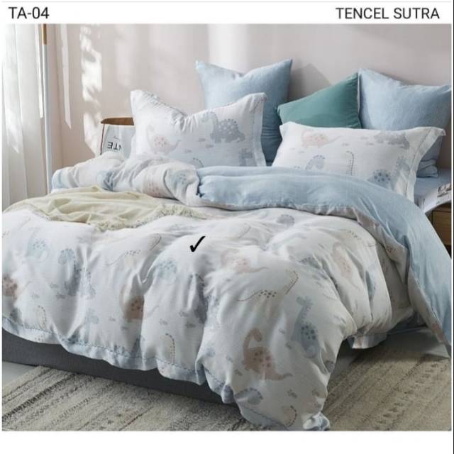Sprei Anak Tencel Sutra Organik Premium Import