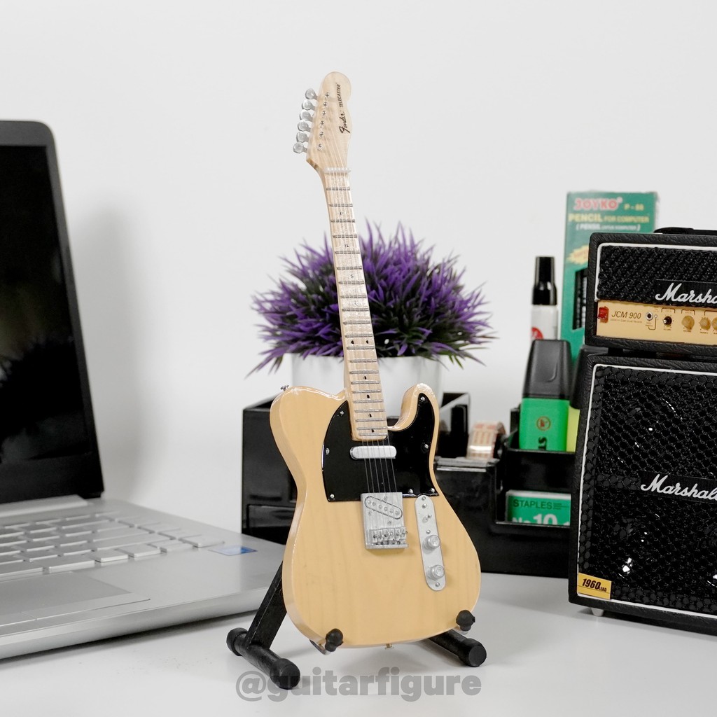 Miniatur Gitar Fender Telecaster Classic 50's Eross Candra Sheila On 7 Signature