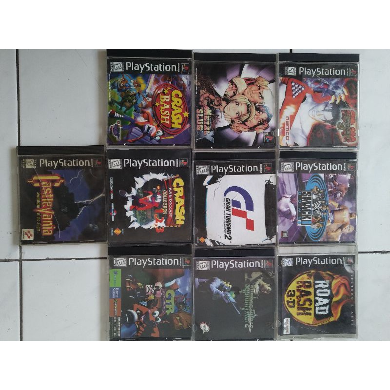 Aneka CD PS1 Kaset PS Sony Playstation Kopab Copy Pabrik