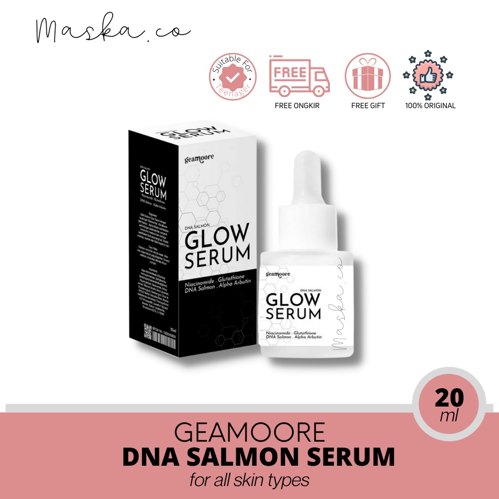 GEAMOORE DNA SALMON GLOW SERUM BPOM