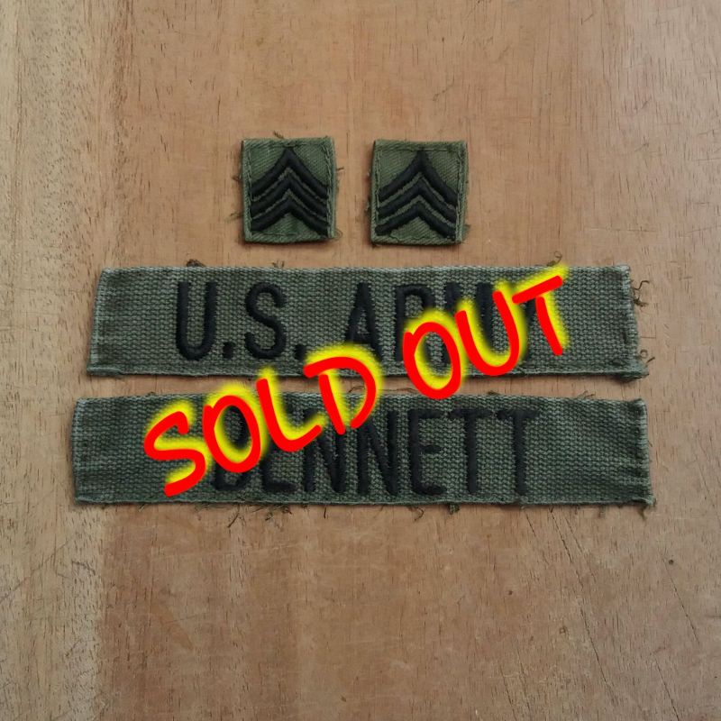 Patch Issue Us Army Subdued Original Cabutan for M65 OG 107 BDU Woodland