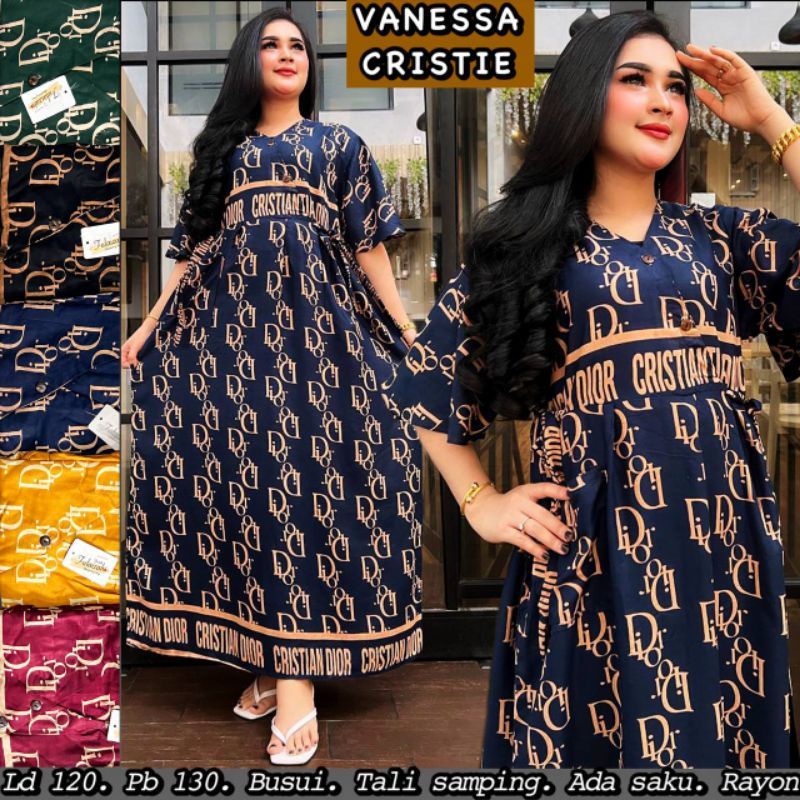 Daster Lowo Rayon Branded Viral Kekinian LD 120 Busui Resleting Depan Termurah