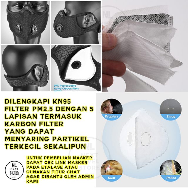 KN95 Premium Mask Masker Olahraga Cycling Sepeda Sport Original SJCARE