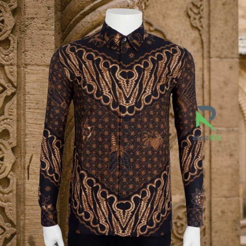 Arkana Batik Slimfit Coklat Manis