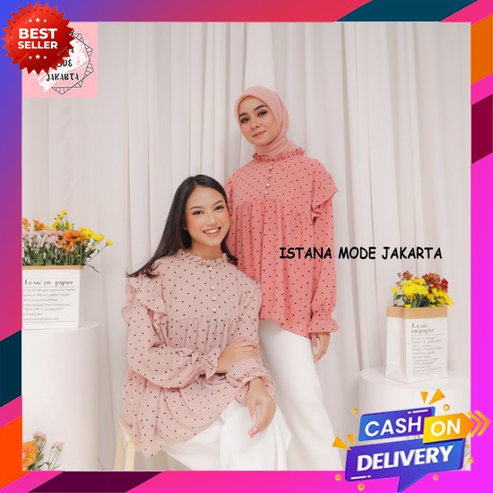 Baju Atasan Wanita Dewasa Kekinian Blouse Blouse Terbaru 2022 Blouse Import Wanita Kekinian Atasan W