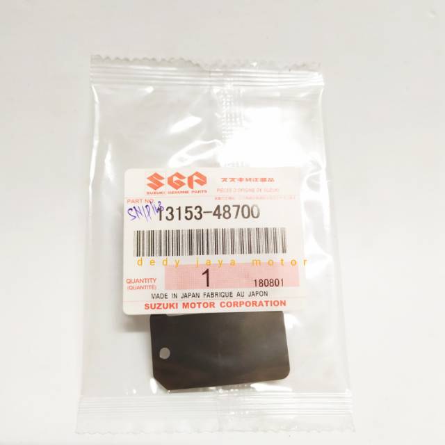 LIDAH MEMBRAN suzuki TS 125 made in Japan original SGP 100% 13153-48700
