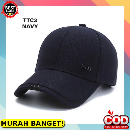 Topi Pria Wanita Distro Korean Style Dewasa Sintong Lidah Pendek Polos Ori Kasual Import Original Ca