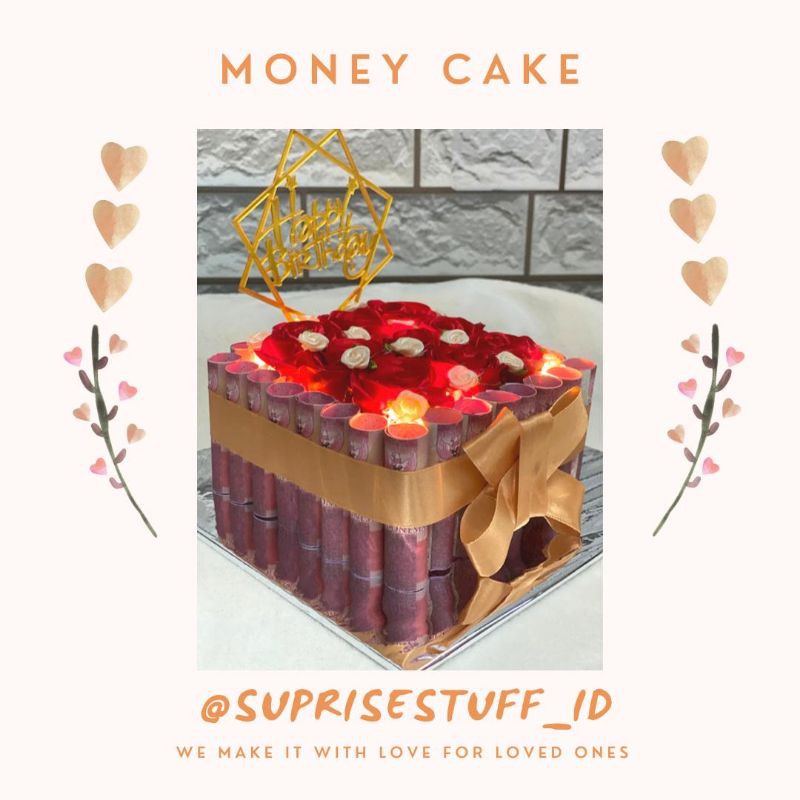 MONEY CAKE (UANG MAINAN)