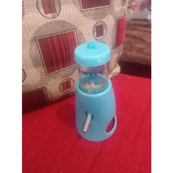 Dispenser sweet stand botol tinggi 3in1+botol minum hamster