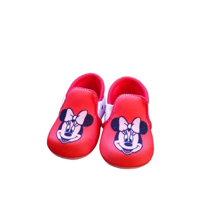 AMH BABY SHOES POLKA MIKEY MOUSE 2S/12 BULAN