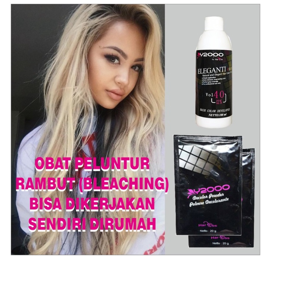 CS1 Y2000 Decolor Powder Bleaching Rambut 20 Gr / bleaching Rambut