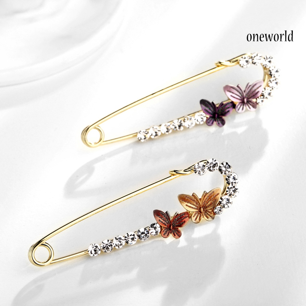 OW@ Simple Brooch Pin Exquisite Craftsmanship Rust-resistance Jewelry Accessaries Women Luxury Badge for Annual Meeting