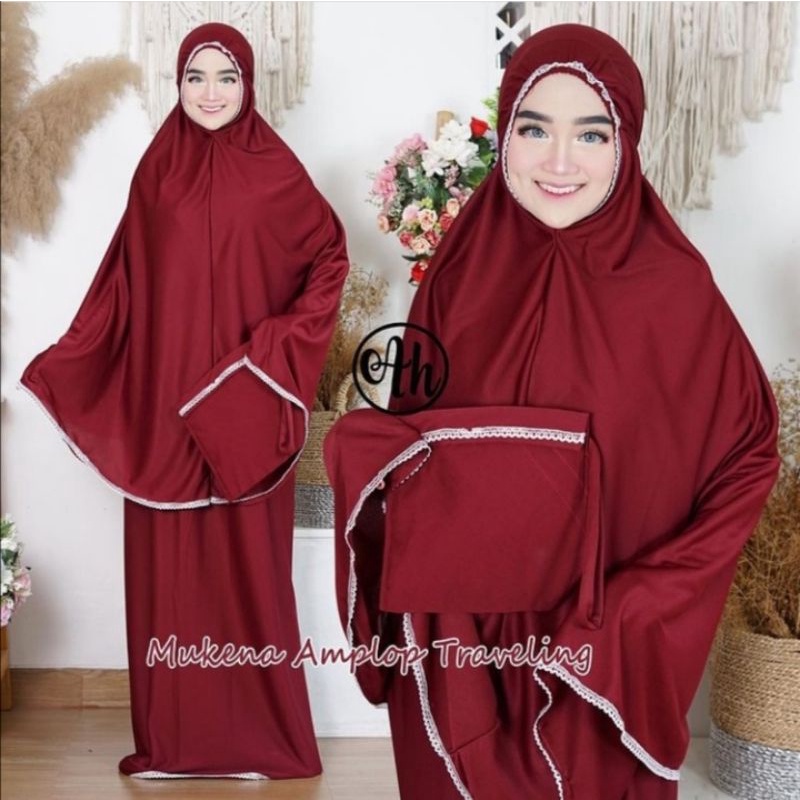 MUKENAH AMPLOP TRAVELING // MUKENAH CANTIK MURAH // MUKENAH JUMBO