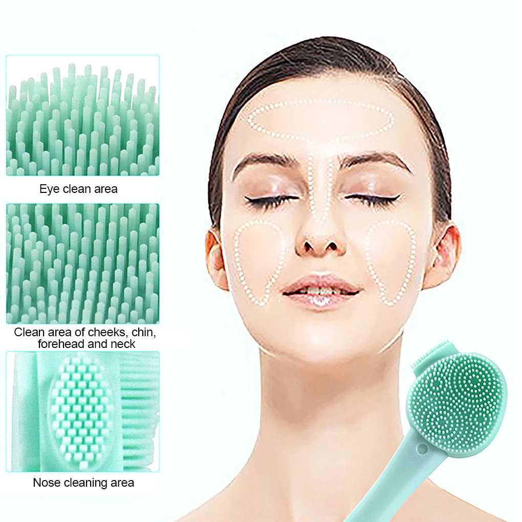 GIJ - KINSEI BEAUTY Sikat Pembersih Wajah Facial Brush Double Side