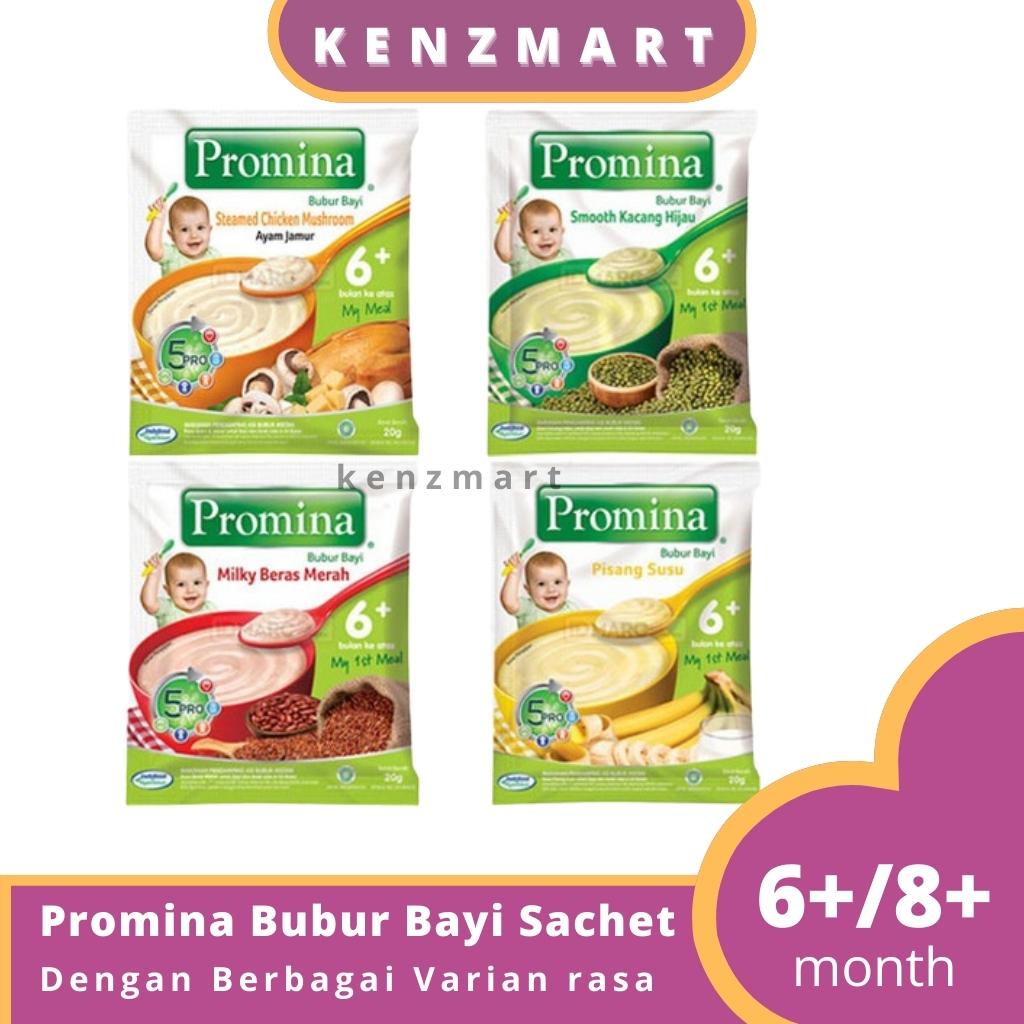 PROMINA BUBUR BAYI 6+ SACHET 20 GR x 1PCS / 8+ SACHET 25 GR