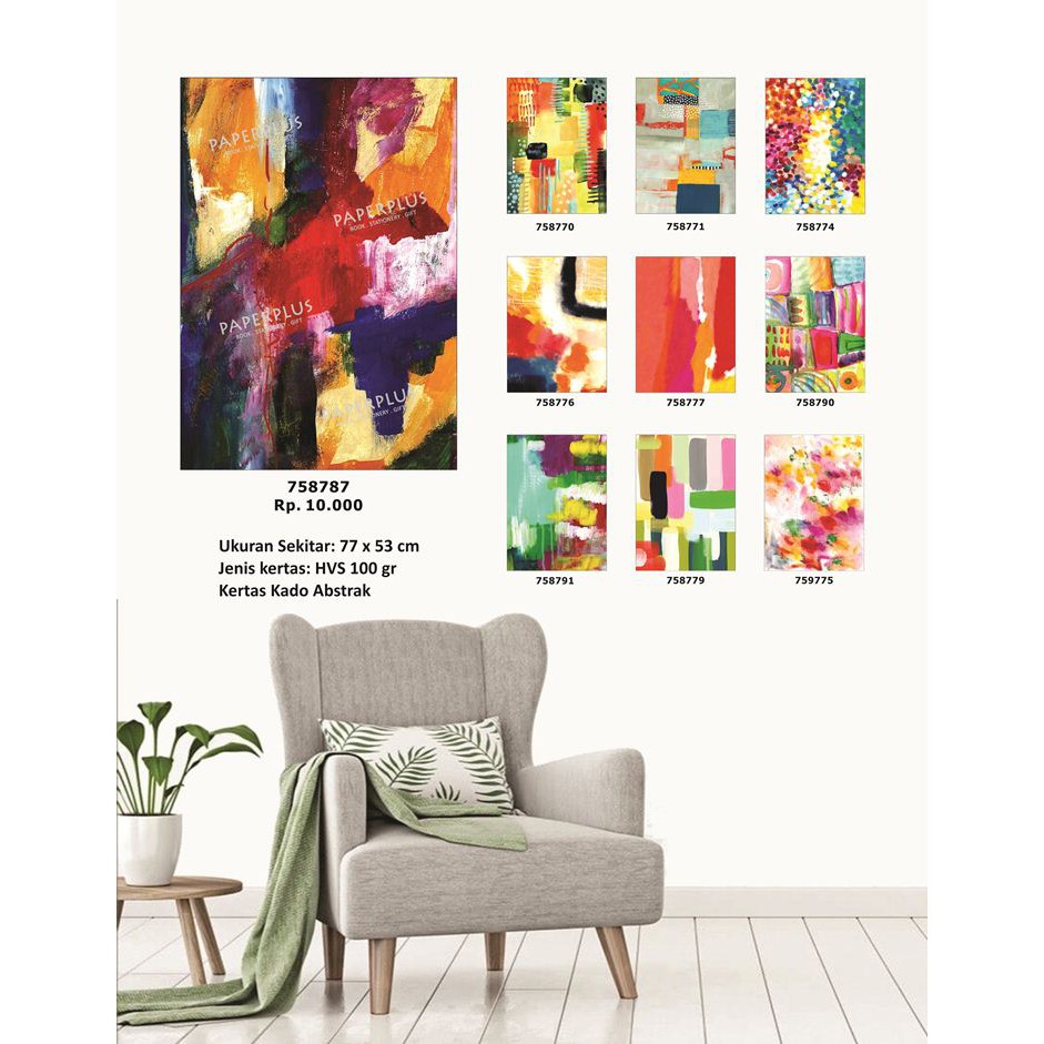 

Kertas Kado Abstrak_Womderland 2_Series