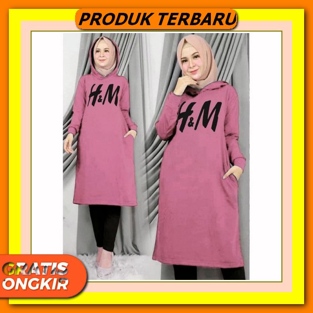 Kaos Tunik Wanita Terbaru Murah Baju Tunik Modern Kekinian Polos Alya Viona Tunik Atasan Kemeja Mosc