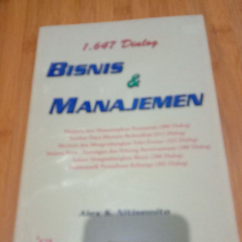 

1.647 dialog bisnis & manajemen