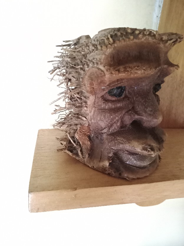 Asbak Unik Dari Akar Bambu Ukiran Bali