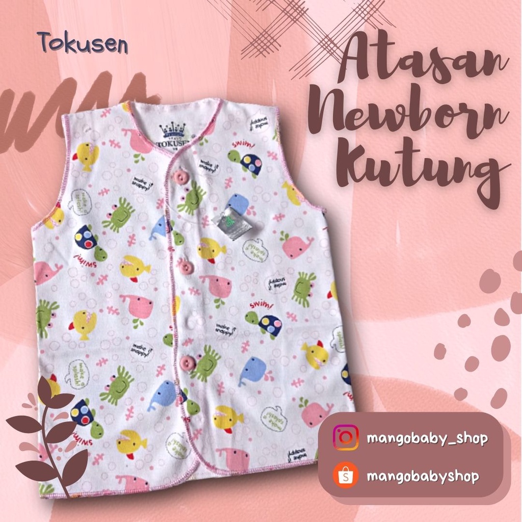 BABY TOKUSEN | ATASAN NEWBORN BAYI ANAK BUNTUNG KUTUNG OCEAN LIFE KATUN