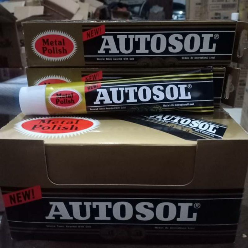 AUTOSOL METAL POLISH 50 GRAM 50GR PENGKILAP LOGAM POLIS METAL CHROME STAINLESS PEMBERSIH ORIGINAL