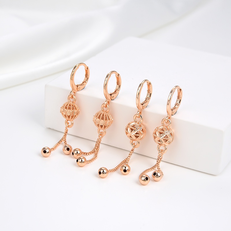 anting titanium wanita emas muda anti karat dewasa tusuk korea asli panjang dan luntur korea style selamanya dewasa 120-129e