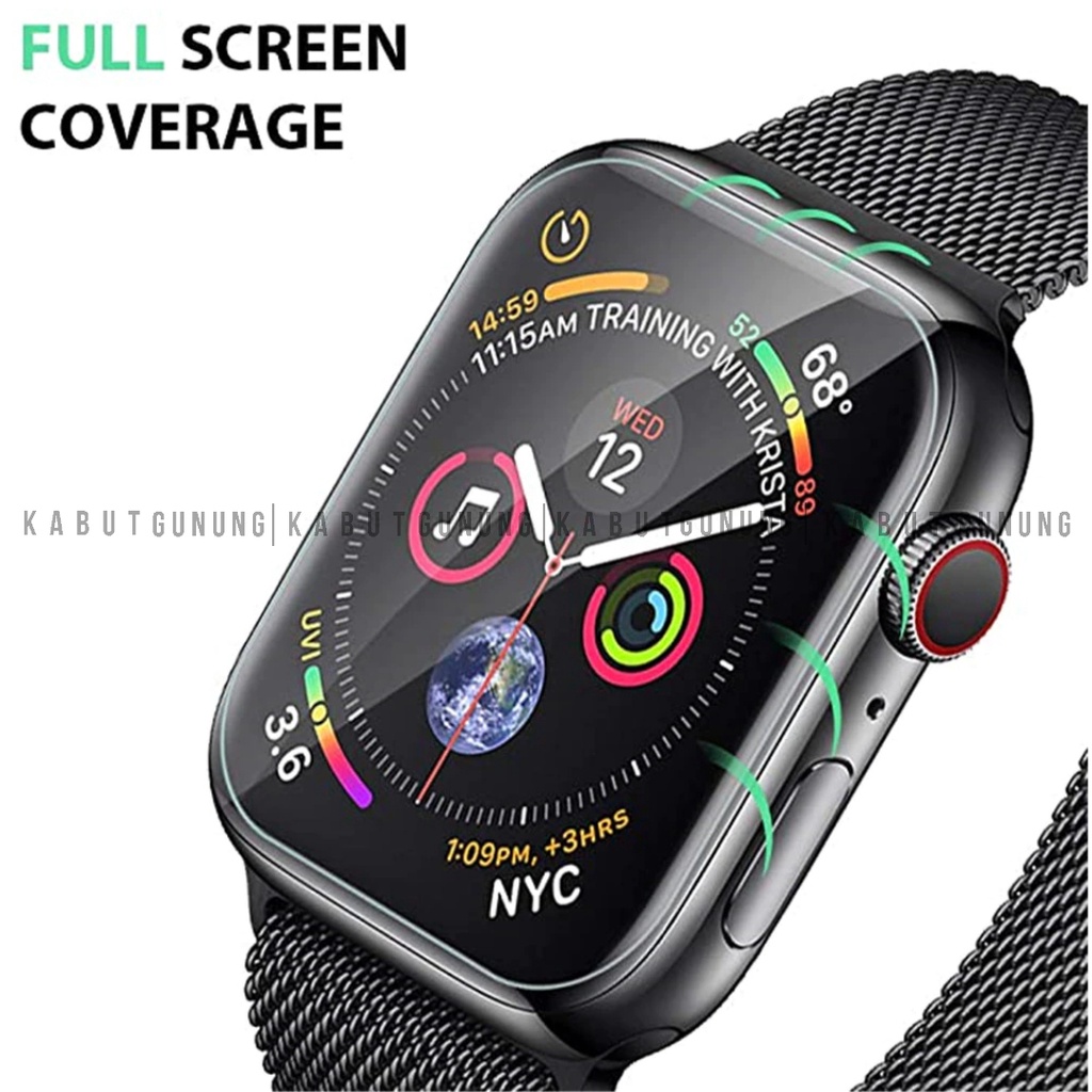 ANTI GORES Screen Protector  Pelindung Layar Full Cover for Iwatch Series 7 Apple Watch 7 41mm 45mm