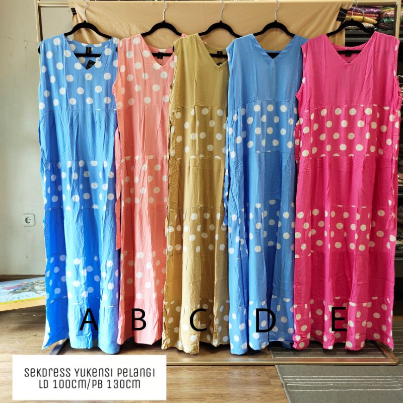 Sekdress Yukensi Pelangi/ Yukensi Wanita