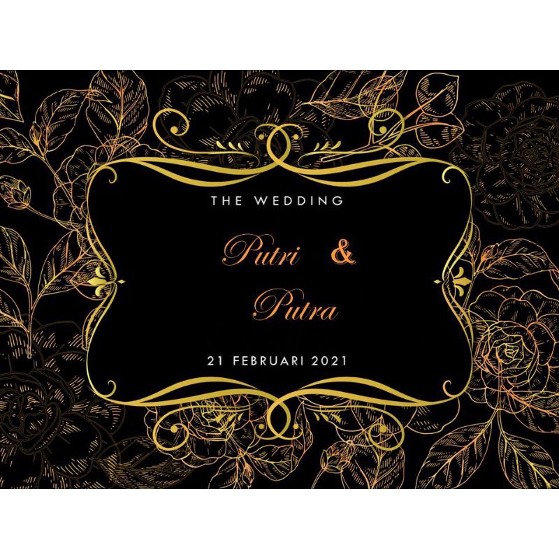 Undangan Digital Pernikahan, dengn foto/animasi/tanpa foto