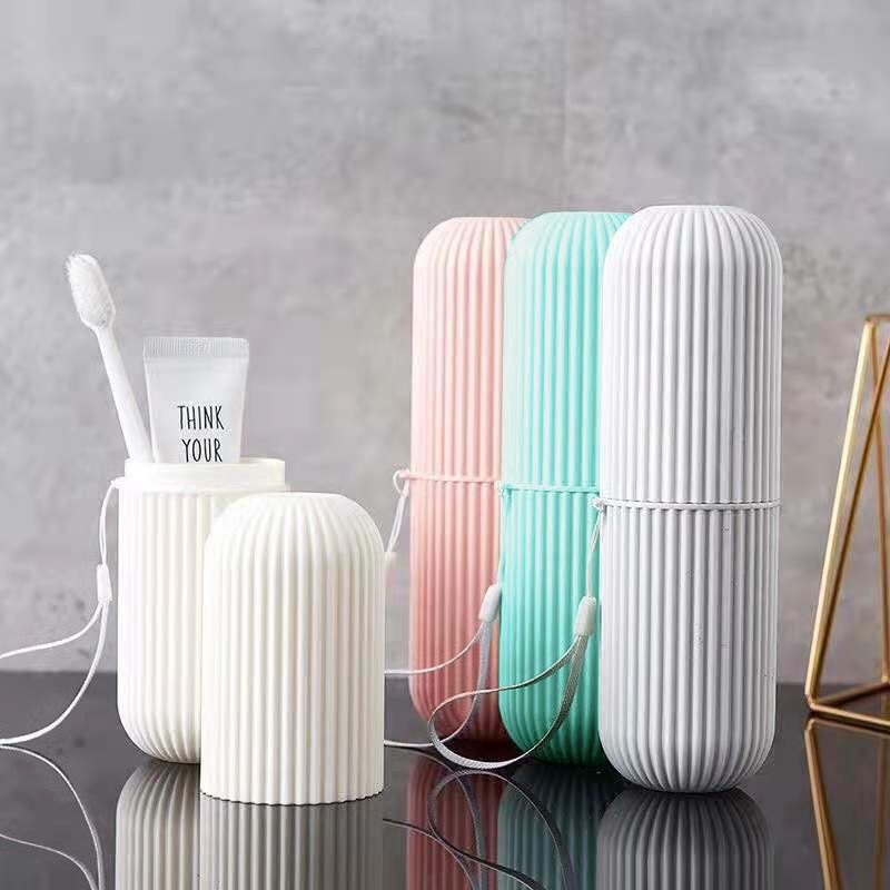 DC - Big Toothbrush Case Pastel Series / Kotak Sikat Gigi Odol Travel Portable