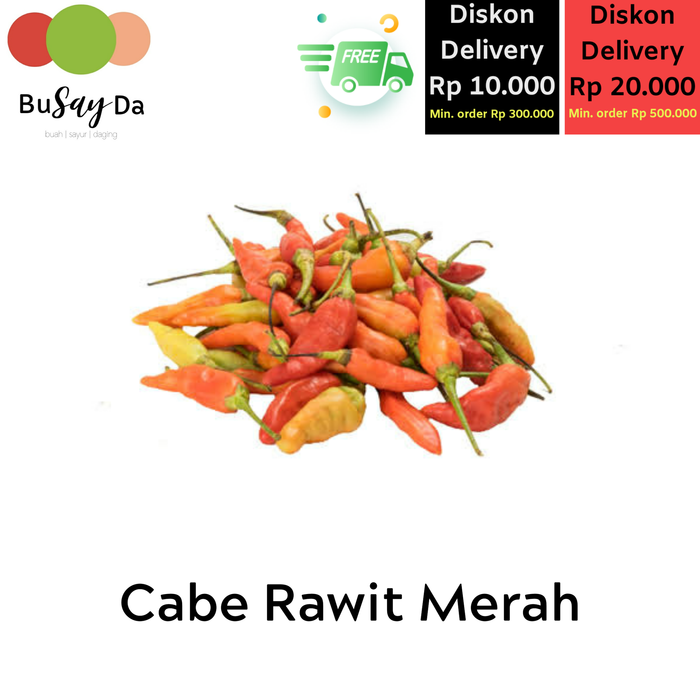 

Buruan Beli - Cabe Cabai Merah Rawit (1 Kg)