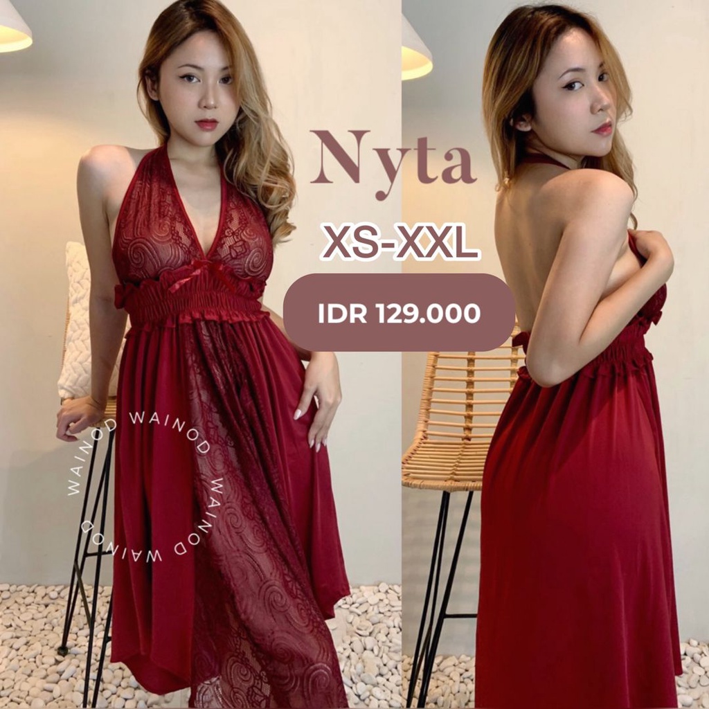 WAINODSHOP - NYTA sexy lingerie dress S-XXL