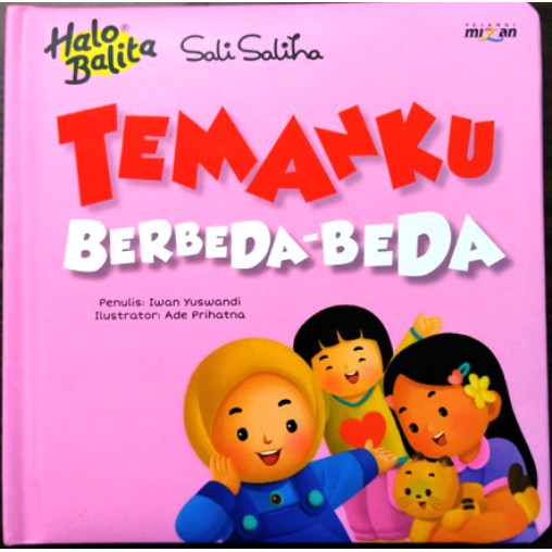 [Mizan Surabaya] Halo Balita Sali Saliha Temanku Berbeda-Beda (Boardbook)-3