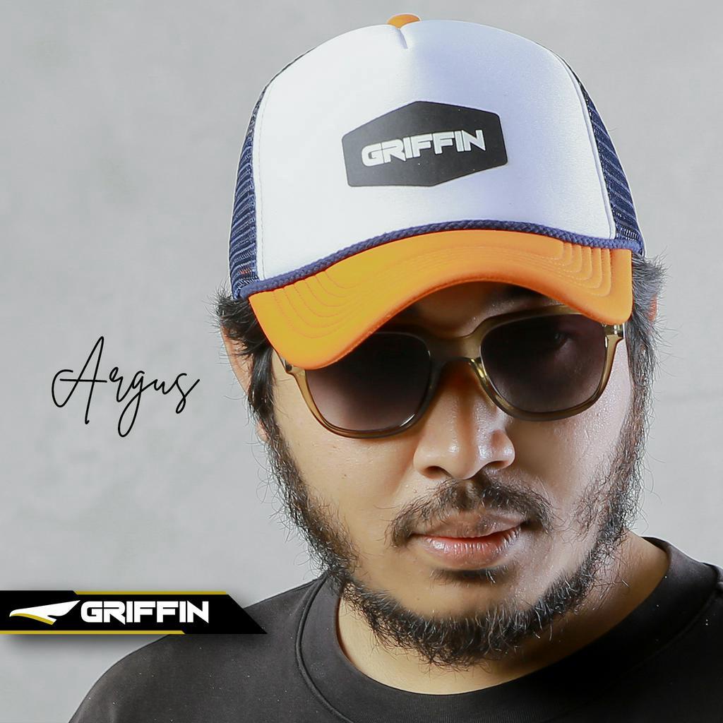 Topi Jaring Pria Wanita Unisex 3 Warna Keren Sablon Hi Density Timbul Argus by Griffin Apparel