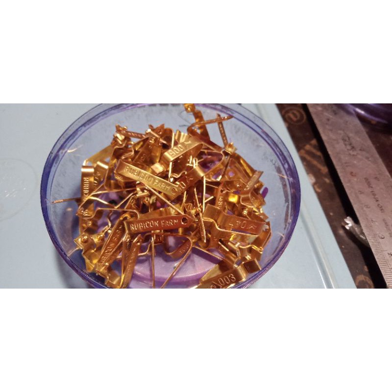 segel sayap (P 3cm x L 5mm). harga perlusin isi 1 pcs