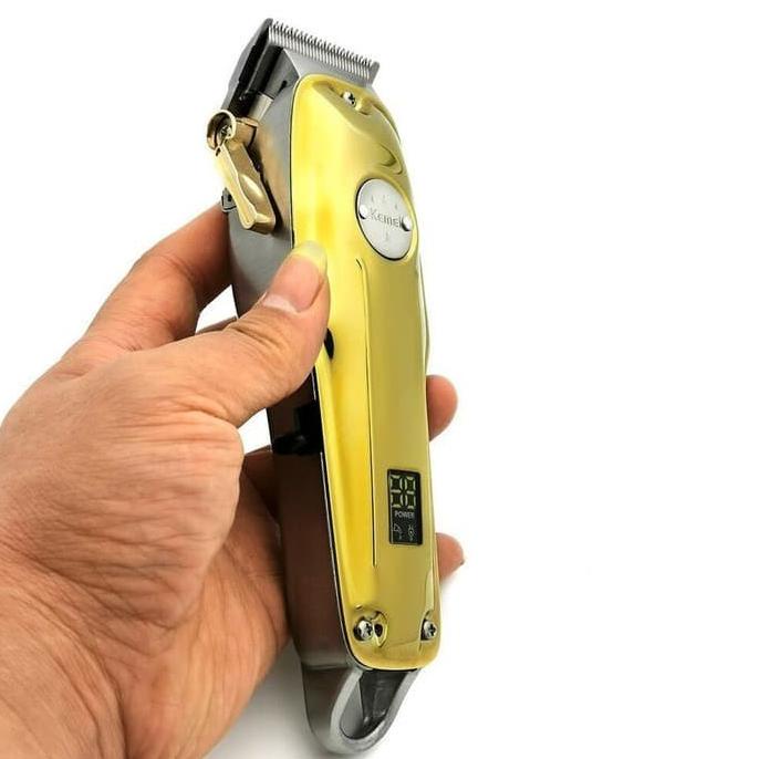 Kemei Km 1986+Pg Electric Cordless Lcd Hair Trimmer Hair Cutting