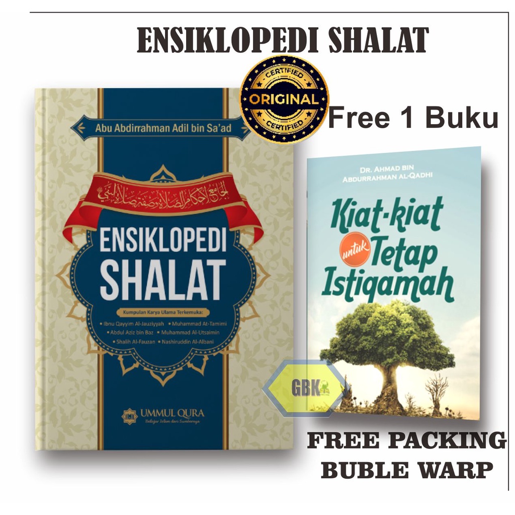 Ensiklopedi Shalat ORIGINAL - Penerbit Ummul Qura (Free 1 Buku Kiat-kiat tetap istiqomah)