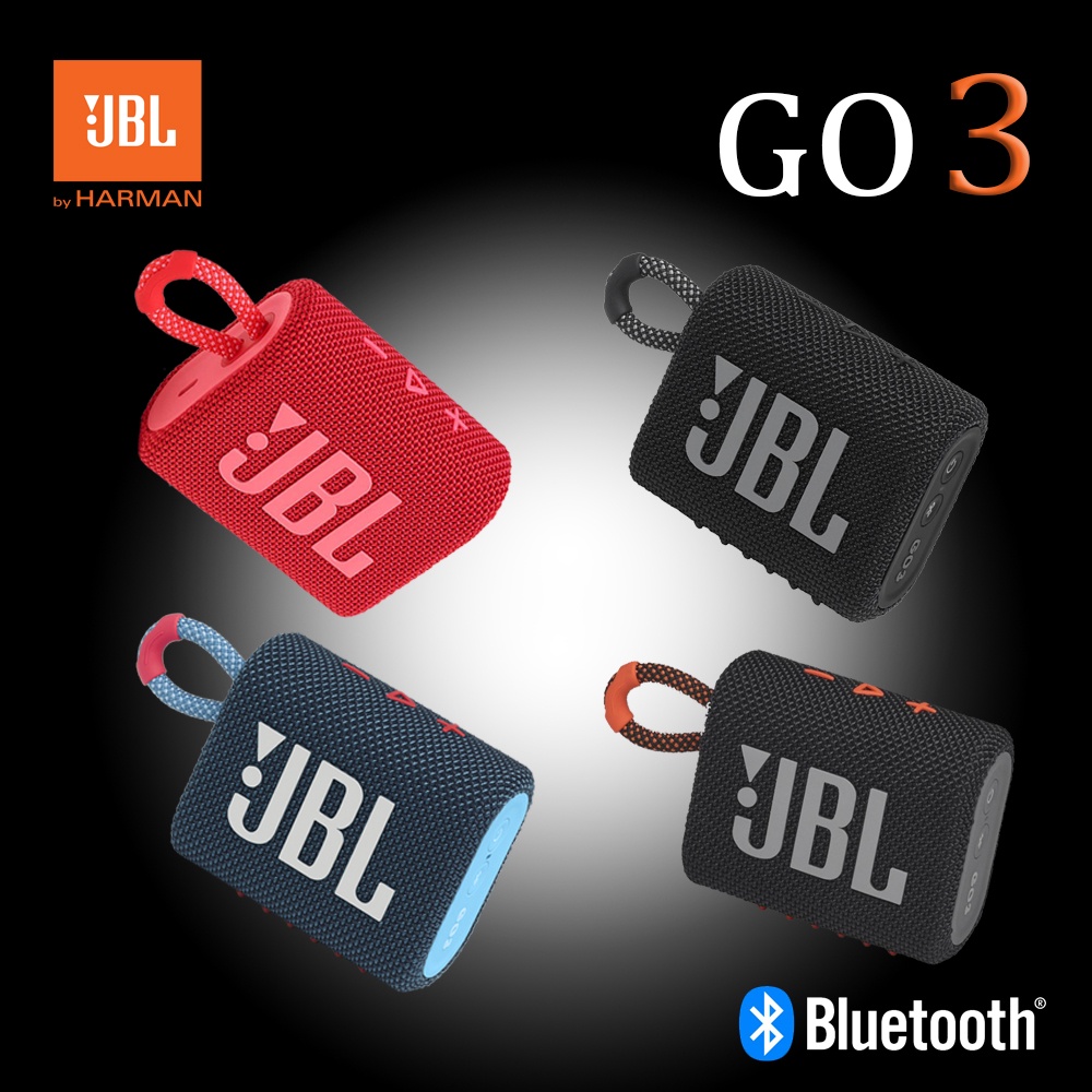 JBL GO 3 Portable Bluetooth Speaker ORIGINAL 100%