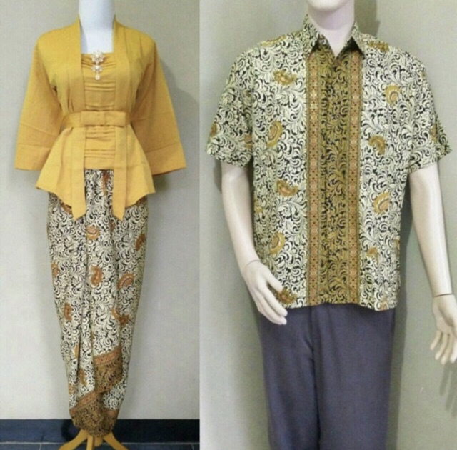 KEBAYA KUTUBARU COUPLE PITA / BATIK COUPLE