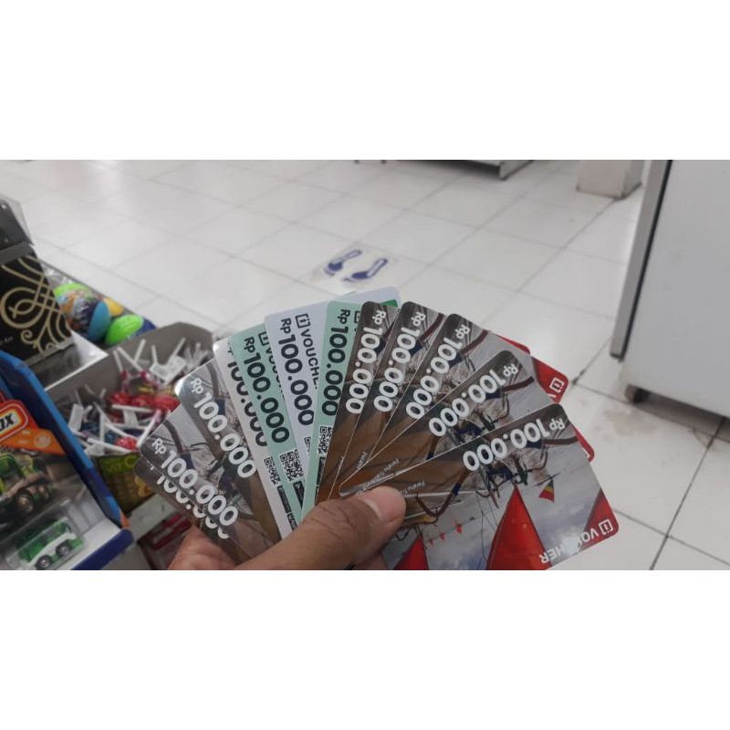 voucher indomaret 13pcs @100k