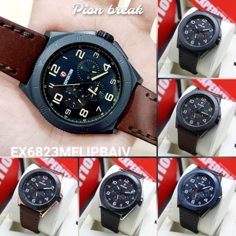 JAM TANGAN EXPEDITION E 6823 | E6823 KULIT ORIGINAL