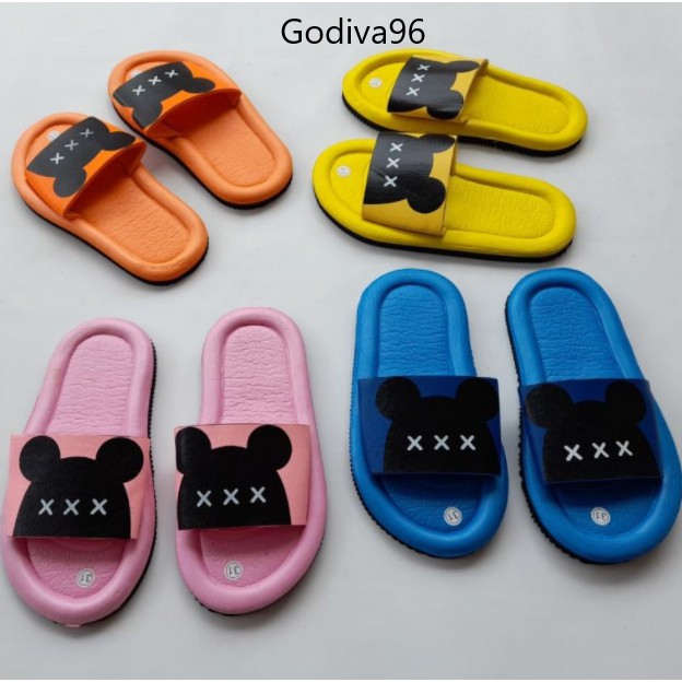 Godiva96 - SANDAL SPON RINGAN WANITA SLOP XXX MICKY MINNIE MOUSE MEDAN