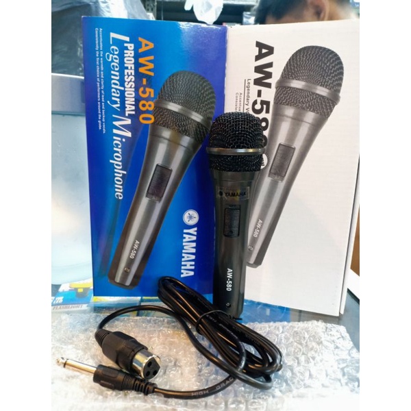 AIWA microphone // Mic kabel AW 580 // Mikropon // Mic Masjid suara mantap