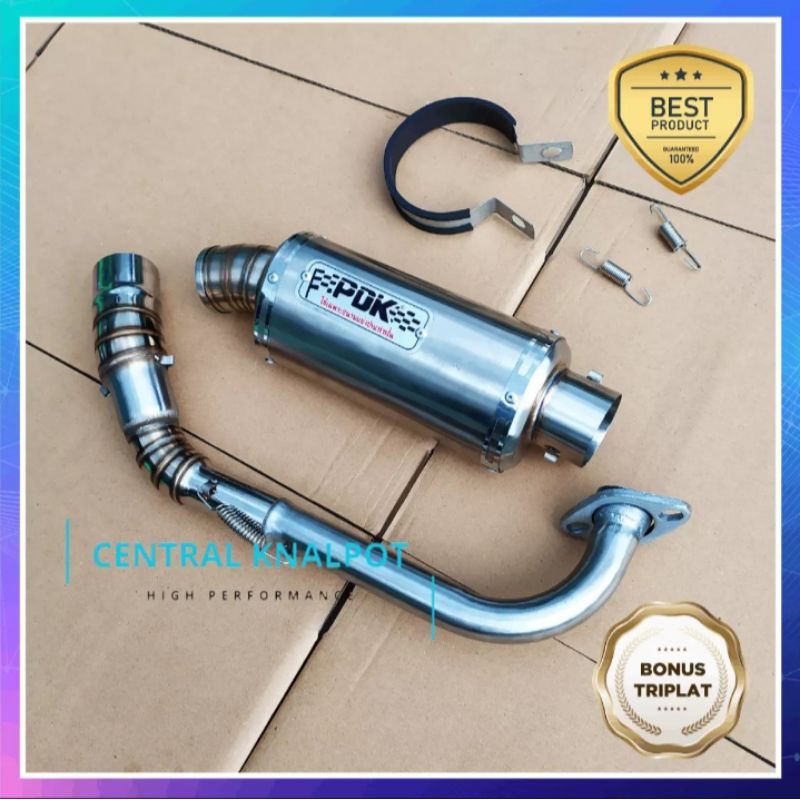 Knalpot PRK Oval nmax aerox lexi pcx knalpot racing matik knalpot pdk fullsystem