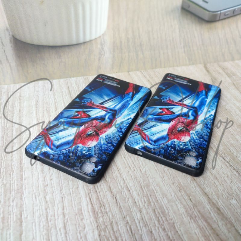 Case OPPO R7 / R7F / R7 Lite  Layar 5 inch Softcase Karakter Spiderman