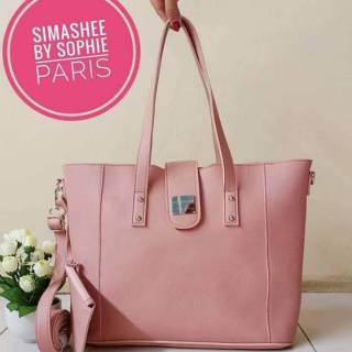 Simashe bag tas  dusty  pink  promo murah muat banyak tas  ibu 