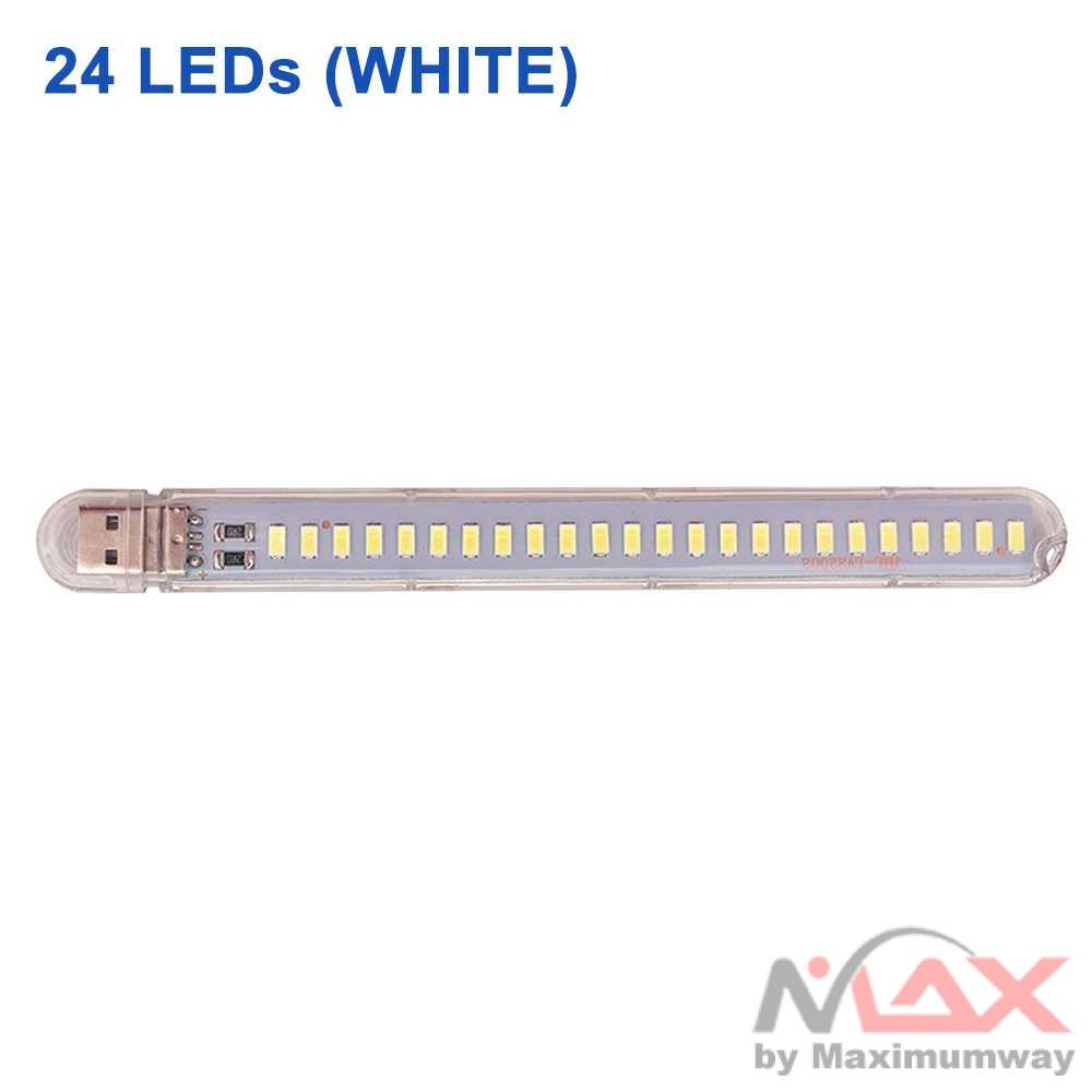 ZHMZH Lampu Belajar LED Strip Portable USB 24 LED 12W - SMD573 Warna Putih