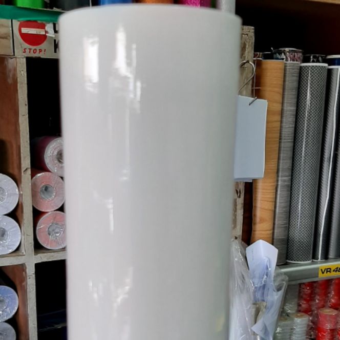 SKOTLET MOTOR WARNA PUTIH GLOSSY STIKER SCOTLITE